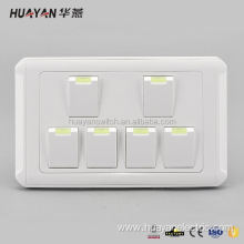 waterproof indoor energy saving squared wall switch